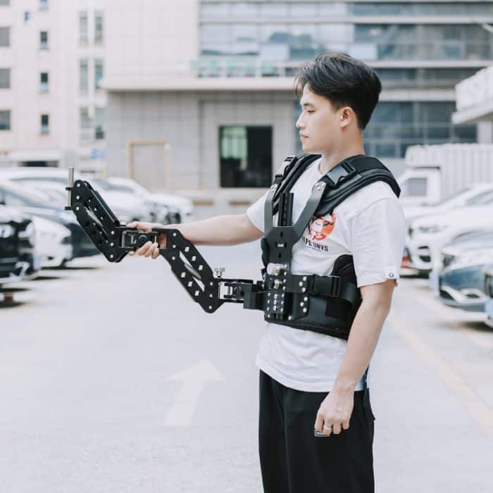 YELANGU B200-C1 Dual stoßdämpfende Armstabilisatorweste Kameraunterstützungssystem für DSLR- und DV-Digitalvideokameras, B200-C1 – Bild 7