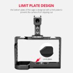 YELANGU C24 Videokamerakäfig-Stabilisierungsset mit Griff für Sony Alpha 7C / A7C / ILCE-7C, For Sony Alpha 7C Cage with Handle – Bild 4