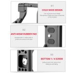 YELANGU C24 Videokamera-Käfigstabilisator für Sony Alpha 7C / A7C / ILCE-7C, For Sony Alpha 7C Single Cage – Bild 7