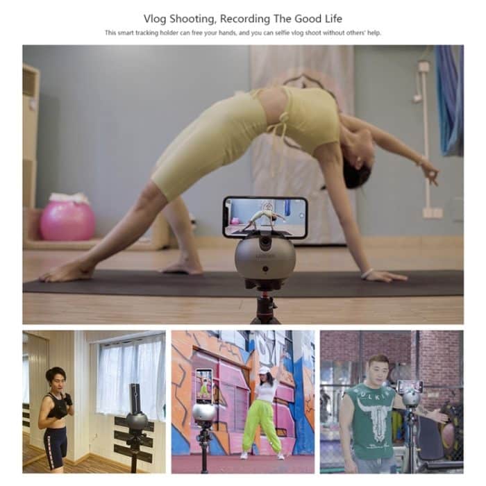 LAIZESKE LA8 Smart Roboter Kameramann 360 Grad Auto Tracking Telefonhalter, LA8 – Bild 7