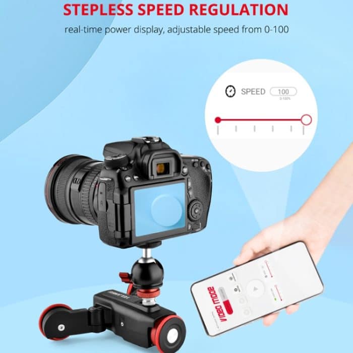 YELANGU L5 Elektrischer Schienenschieber, 3-Rad-Rollwagen, Belastung: 3 kg, L5 Dolly Car – Bild 6