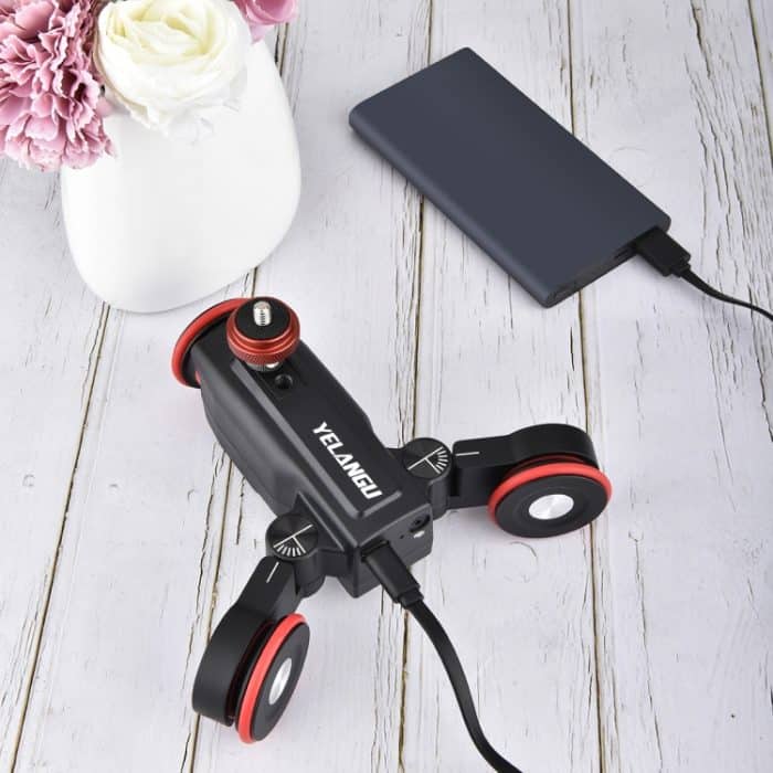 YELANGU L5 Elektrischer Schienenschieber, 3-Rad-Rollwagen, Belastung: 3 kg, L5 Dolly Car – Bild 8