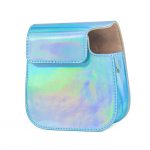 Aurora Color Ledertasche Ganzkörper-Kameratasche mit Schultergurt für FUJIFILM Instax mini 11, Blue – Bild 3