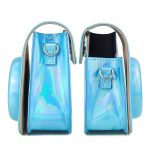 Aurora Color Ledertasche Ganzkörper-Kameratasche mit Schultergurt für FUJIFILM Instax mini 11, Blue – Bild 4