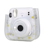 Sterne Kristall PVC Hartschalen-Kameratasche mit Schultergurt für FUJIFILM Instax Mini 11, Transparent – Bild 6