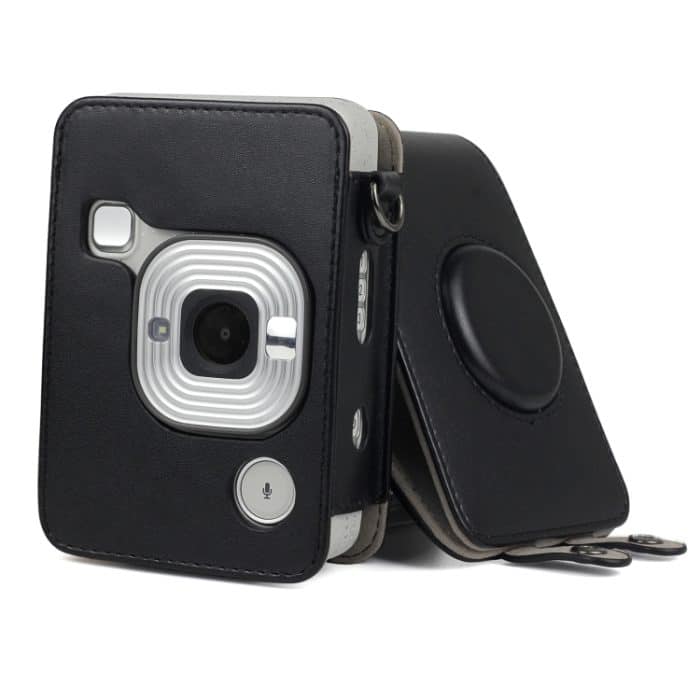 Ganzkörper-Kamera-Retro-PU-Ledertasche mit Riemen für FUJIFILM instax mini Liplay, For FUJIFILM instax mini Liplay – Bild 7