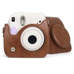 Retro-Ganzkörper-Kameratasche aus PU-Leder mit Riemen für FUJIFILM instax mini 7+, For FUJIFILM instax mini 7+ – Bild 5