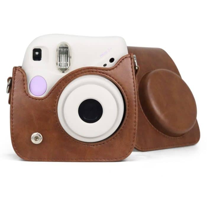Retro-Ganzkörper-Kameratasche aus PU-Leder mit Riemen für FUJIFILM instax mini 7+, For FUJIFILM instax mini 7+ – Bild 5