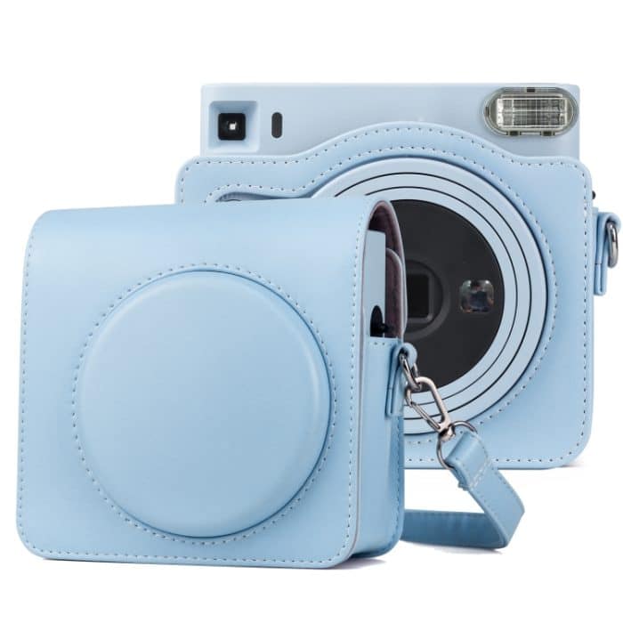 Ganzkörper-Kameratasche aus PU-Leder mit Trageriemen für FUJIFILM instax Square SQ1 – Bild 1