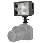 HD-160 Weißlicht LED-Videolicht auf der Kamera Fotografie Beleuchtung Fülllicht für Canon, Nikon, DSLR-Kamera mit 3 Filterplatten
