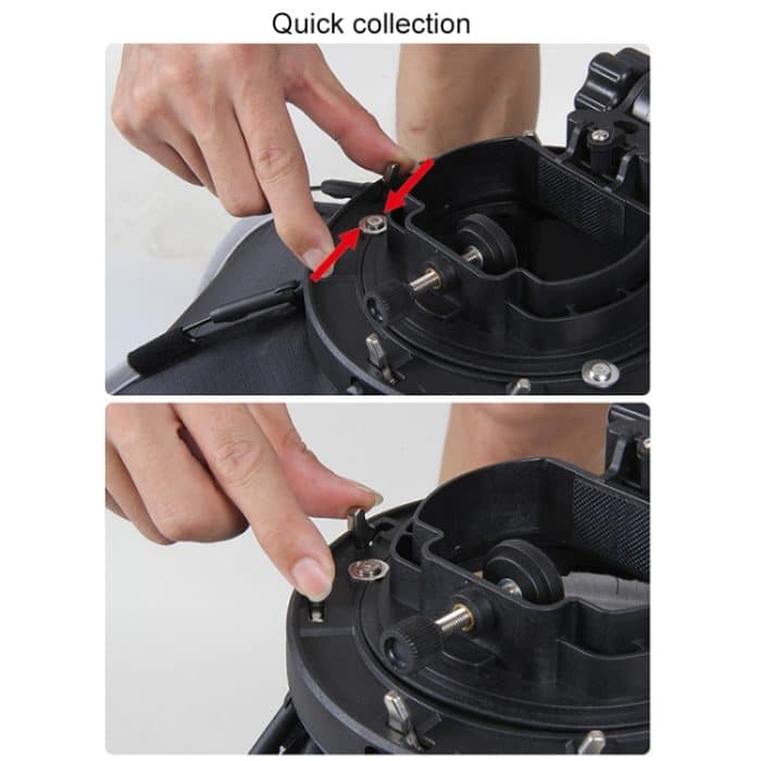 TRIOPO KS2-90 90 cm schnell ladender Speedlite-Blitz, achteckiger parabolischer Softbox-Diffusor, KS2-90 – Bild 5