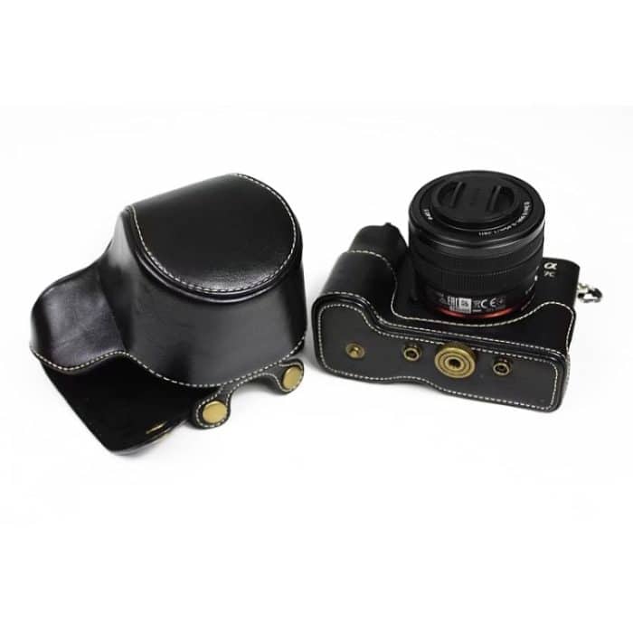 Ganzkörper-Kameratasche aus PU-Leder für Sony LCE-7C / Alpha 7C / A7C 28-60 mm / 40,5 mm Objektiv, For Sony A7C – Bild 4