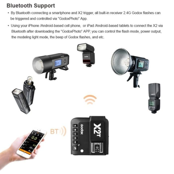 Godox X2T-P E-TTL II Bluetooth-Funkblitzauslöser für Pentax, X2T-P for Pentax – Bild 5