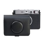 Retro-Ganzkörperkamera-PU-Ledertasche mit Riemen für FUJIFILM instax mini Evo, For FUJIFILM instax mini Evo Retro