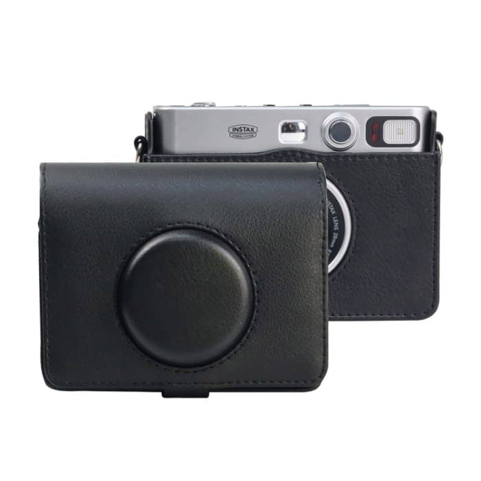 Retro-Ganzkörperkamera-PU-Ledertasche mit Riemen für FUJIFILM instax mini Evo, For FUJIFILM instax mini Evo Retro – Bild 1