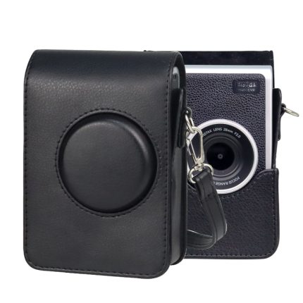 Vertikale Ganzkörperkamera aus PU-Leder mit Trageriemen für FUJIFILM instax mini Evo, For FUJIFILM instax mini Evo Vertical