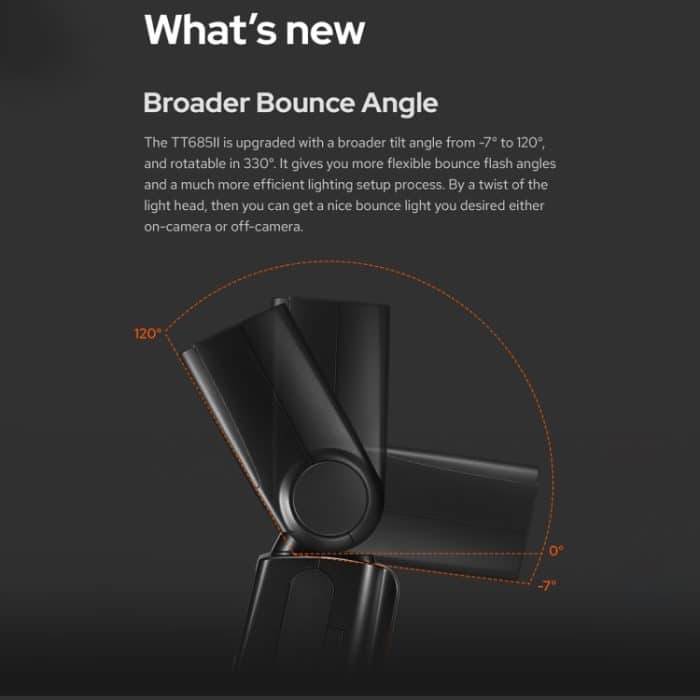 Godox TT685II-N 2,4 GHz Wireless TTL HSS 1/8000s Blitz Speedlite für Nikon, TT685II-N for Nikon – Bild 7