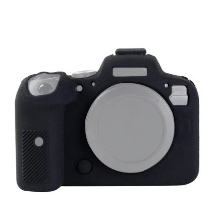 Für Canon EOS R6 Litchi Texture Weiche Silikonhülle, For Canon EOS R6