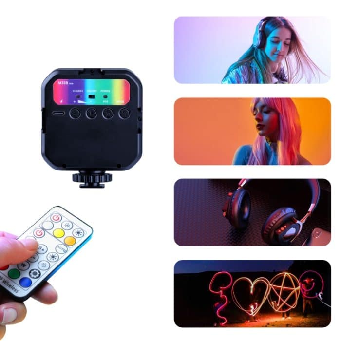 MJ88 Pocket 3000–7000 K + RGB Vollfarb-Beauty-Fülllicht, Handkamera, Fotografie-Streamer, LED-Licht mit Fernbedienung, MJ88 – Bild 1