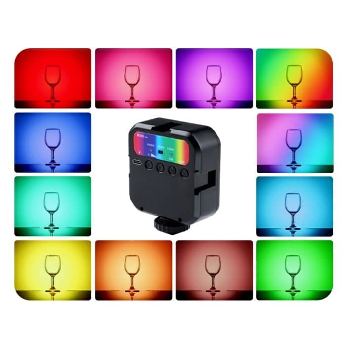MJ88 Pocket 3000–7000 K + RGB Vollfarb-Beauty-Fülllicht, Handkamera, Fotografie-Streamer, LED-Licht mit Fernbedienung, MJ88 – Bild 5