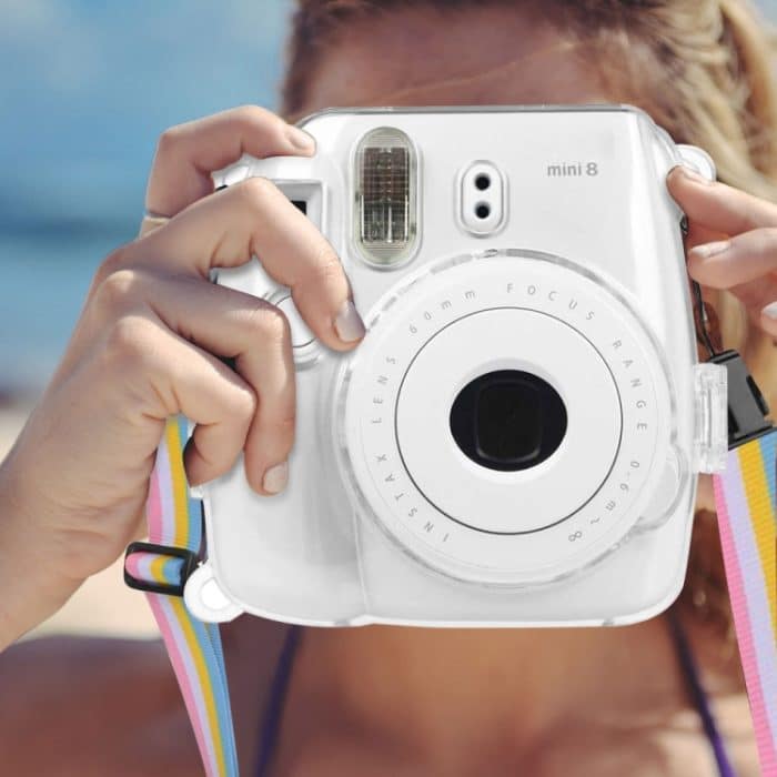 Schutzhülle aus Kristallglas mit Riemen für FUJIFILM instax mini 9 / mini 8+ / mini 8, For FUJIFILM instax mini 9 – Bild 9