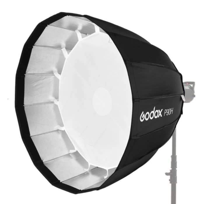 DCA1681B.jpg Godox P90H 90 cm tiefe Parabol-Softbox, Reflektor-Diffusor, Studio-Lichtbox, P90H – Bild 1