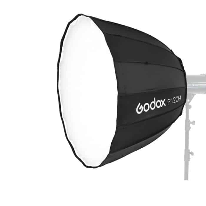 Godox P120H 120 cm tiefe Parabol-Softbox, Reflektor-Diffusor, Studio-Lichtbox, P120H – Bild 1