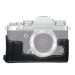 1/4 Zoll Gewinde PU-Leder-Kamera-Halbgehäusebasis für FUJIFILM X-T3/X-T2, For FUJIFILM X-T3