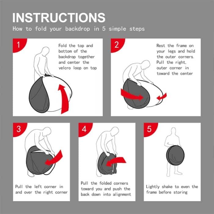 Godox FT01 2 in 1 Gold / Silber Oval-Faltreflektor-Platine, Größe: 90 x 120 cm – Bild 5