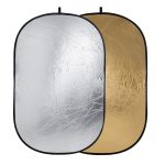 Godox FT01 2 in 1 Gold / Silber oval faltende Reflektorplatte, Größe: 150 x 200 cm – Bild 2