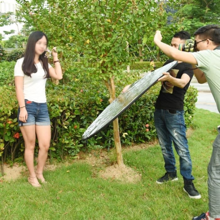 Godox FT01 60cm Runde 2 in 1 Gold / Silber Faltende Reflektorplatte – Bild 7