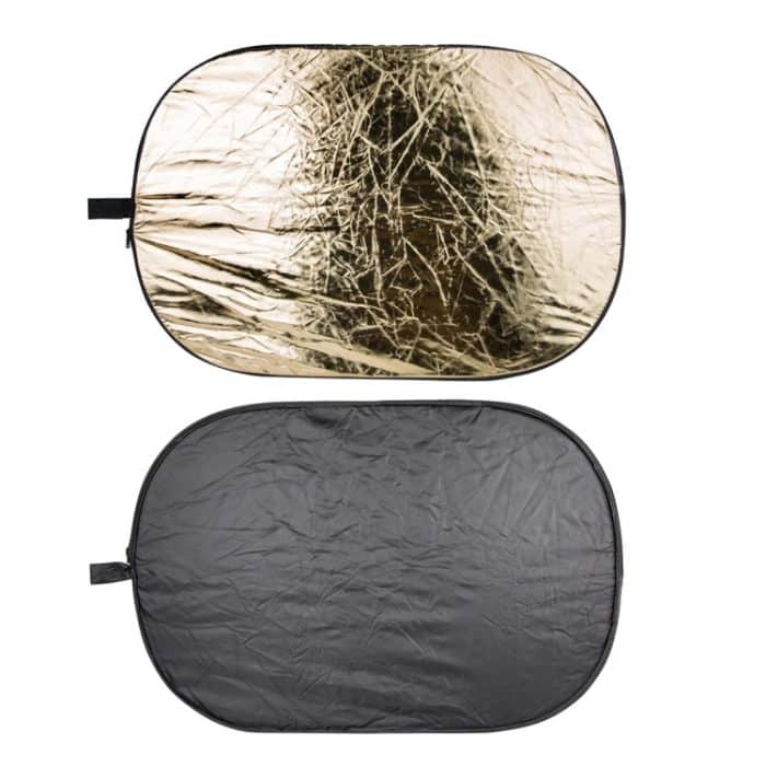 Godox FT05-1 60 x 90 cm 5-in-1 Silber / weich / gold / weiß / schwarzer ovaler faltender Reflektorplatine – Bild 3
