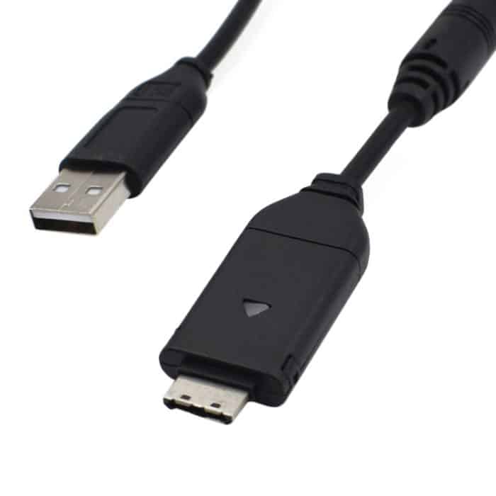 10 Stück USB-Ladedatenkabel für Samsung WB5000 / 5500 / ES10, Länge: 0,5m mit Magnetring – Bild 2