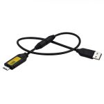 10 Stück USB-Ladedatenkabel für Samsung WB5000 / 5500 / ES10, Länge: 0,5m mit Magnetring – Bild 4