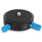 BEXIN QR-02 360-Grad-Drehung, Schnellwechselkopf, Kamera-Stativ-Grundplatte, QR-02 360