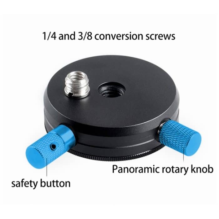 BEXIN QR-02 360-Grad-Drehung, Schnellwechselkopf, Kamera-Stativ-Grundplatte, QR-02 360 – Bild 5