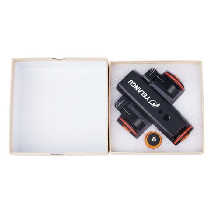 YELANGU L4X Kamerarad Dolly II Elektrischer Schieberegler 3-Rad-Video-Riemenscheibe Rollendes Dolly-Auto mit Fernbedienung für DSLR- / Heim-DV-Kameras, GoPro, Smartphones, Last: 3 kg – Bild 11