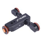 YELANGU L4X Kamerarad Dolly II Elektrischer Schieberegler 3-Rad-Video-Riemenscheibe Rollendes Dolly-Auto mit Fernbedienung für DSLR- / Heim-DV-Kameras, GoPro, Smartphones, Last: 3 kg – Bild 3