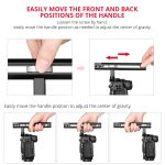 YELANGU C22 YLG0334B Videokamera-Käfigstabilisator mit Griff für Canon EOS R5/R6, YLG0334B – Bild 9