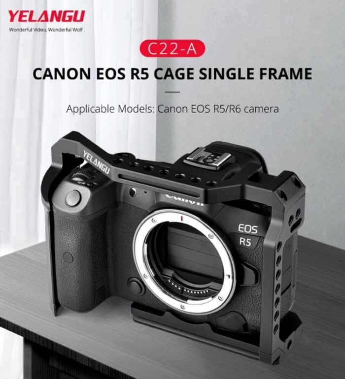 YELANGU C22-A YLG0334B-A Videokamera-Käfigstabilisator für Canon EOS R5/R6/R, YLG0334B-A – Bild 4