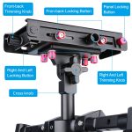 YELANGU S300 4-in-1-Multifunktions-Rig + Dual-Hand-Schulter-Rig + Einbeinstativ + Stabilisator für Kameras/Spiegelreflexkameras, Höhenbereich: 63 cm–170 cm, YELANGU S300 – Bild 12