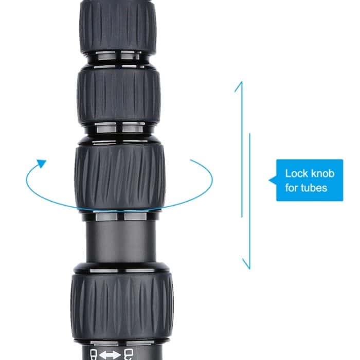 YELANGU S300 4-in-1-Multifunktions-Rig + Dual-Hand-Schulter-Rig + Einbeinstativ + Stabilisator für Kameras/Spiegelreflexkameras, Höhenbereich: 63 cm–170 cm, YELANGU S300 – Bild 14