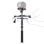 YELANGU S300 4-in-1-Multifunktions-Rig + Dual-Hand-Schulter-Rig + Einbeinstativ + Stabilisator für Kameras/Spiegelreflexkameras, Höhenbereich: 63 cm–170 cm, YELANGU S300 – Bild 16