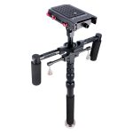 YELANGU S300 4-in-1-Multifunktions-Rig + Dual-Hand-Schulter-Rig + Einbeinstativ + Stabilisator für Kameras/Spiegelreflexkameras, Höhenbereich: 63 cm–170 cm, YELANGU S300 – Bild 3
