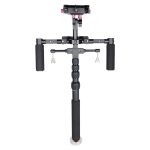 YELANGU S300 4-in-1-Multifunktions-Rig + Dual-Hand-Schulter-Rig + Einbeinstativ + Stabilisator für Kameras/Spiegelreflexkameras, Höhenbereich: 63 cm–170 cm, YELANGU S300 – Bild 4