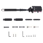 YELANGU S300 4-in-1-Multifunktions-Rig + Dual-Hand-Schulter-Rig + Einbeinstativ + Stabilisator für Kameras/Spiegelreflexkameras, Höhenbereich: 63 cm–170 cm, YELANGU S300 – Bild 5