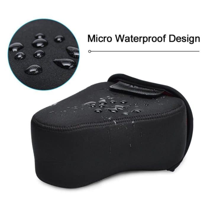 CADeN H6 stoßfeste, wasserdichte Kameratasche aus Neopren, Größe: 17 x 10,5 x 22 cm, 17 x 10.5 x 22cm – Bild 5