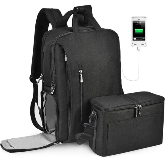 CADeN L5 III Multifunktions-Digitalkamera-Rucksack mit zwei Schultern – Bild 1