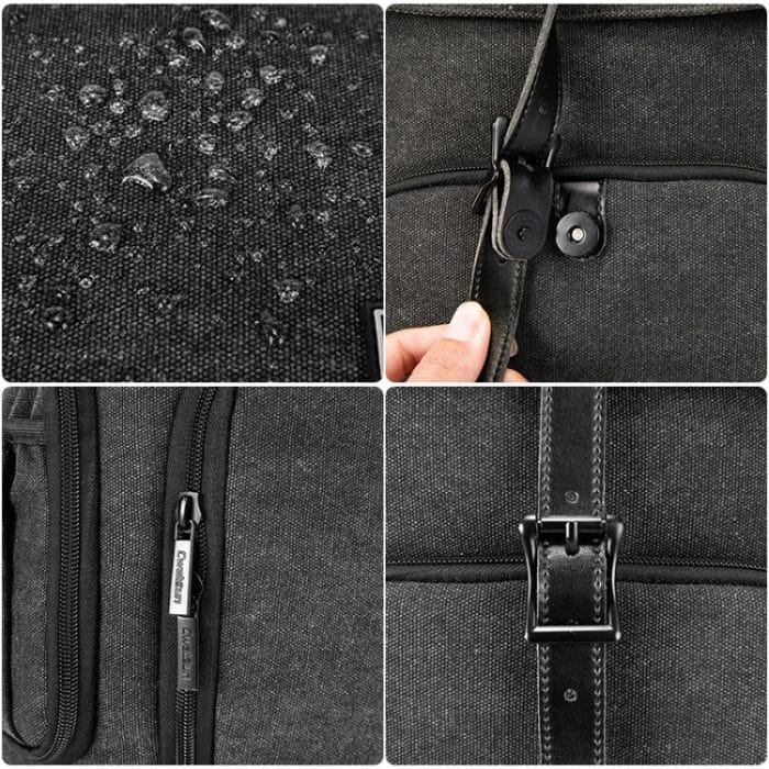 Caden M8 Side Open Canvas Große Kapazität Fotografie Rucksack Umhängetasche – Bild 8