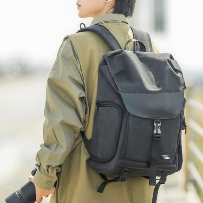 Caden M8 Side Open Canvas Große Kapazität Fotografie Rucksack Umhängetasche – Bild 9